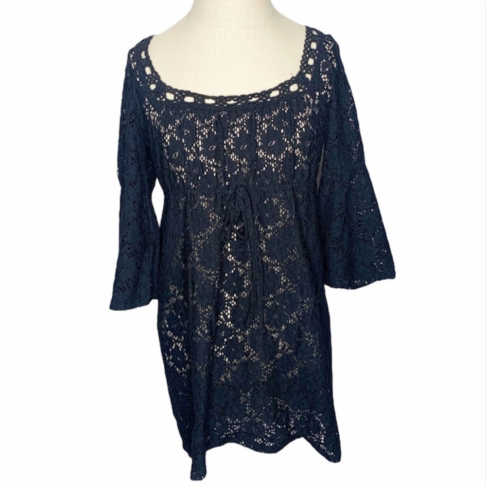 Laundry by Design Black Swimsuit Coverup Dress
